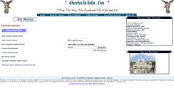Desktop Screenshot of churchesinindia.com